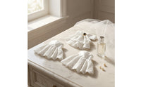 Lace Ruffle Cuffs Set Flower-Patterned Lace with Sleeve Cuffs Retro Accessory for Bridal Photoshoots