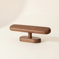 Watch Display Stand Walnut Finish Lumber Watch Holder Compact Organizer for Nightstand