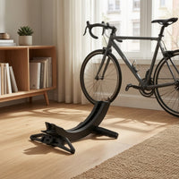 Space Saving Cycle Parking Stand Compact Cycle Stand with Adjustable Width Portable Floor Bike Rack Lightweight for Cyclists