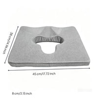 Ergonomic Gel Seat Cushion Contoured Memory Foam Seat Cushion Supportive for Office Workers