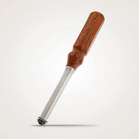 Compact Scraper with Wooden Handle Hard-Alloy Woodworking Scraper Multi-Use Deburring Tool Handheld for Woodworkers, Carvers, Workshop