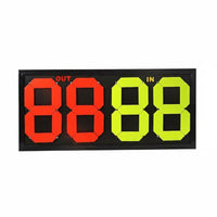 Soccer Substitution Board Printed Labels Substitution Scoreboard Metal Frame Flip Number Scoreboard for Referee Scoring