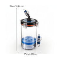 Prestrainer Bucket Aquarium Prestrainer with Sponge Reusable Cylinder Sponge Foam for Home Tanks