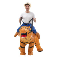 Riding Tiger Inflatable Costume for Halloween