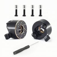 Front Steering Hub Black and Gold Steering Hub Heavy Duty Wheel Weight
