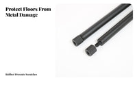 4 Pieces Anti-Slip Telescopic Table Legs Ribbed Cap Telescopic Support Leg Slim Furniture Parts Foldable