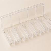 Clear Condiment Rack Wall-Mounted Gap Storage Kitchen Storage Stove Area Spice Rack