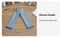 Doll Jeans High Wide Leg Doll Jeans Versatile Design Miniature Trousers for Hobbyists