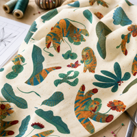 Double-Layer Gauze Bamboo Fiber Digital Print Fabric for Loungewear and Homewear