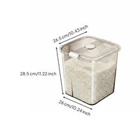 Multi-Purpose Rice Storage Container Moisture-Proof Airtight Rice Container Safe for Countertop