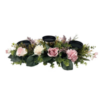 Blossom Candle Centerpiece Elegant Floral Candle Stand Maintenanceeffortless