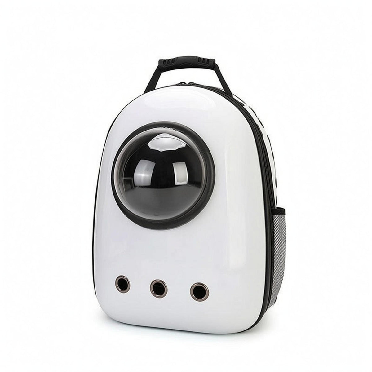Ventilated Space Capsule Pet Backpack Zipper Closure Space-Capsule Pet Carrier Top Handle