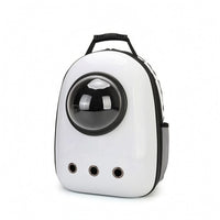 Ventilated Space Capsule Pet Backpack Zipper Closure Space-Capsule Pet Carrier Top Handle