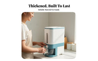 Moisture-Proof Automatic Rice Dispenser Airtight Seal Rice Dispenser Single-Press Dispensing for Families, Countertop