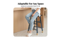 Creative Transparent High Stool Minimalist Look Transparent High Chair Modern design bar Seating Easy to Clean for Cafe Owners, homeowners, Interior Designers, Milk tea-based beverages Shop, Restaurant, Kitchen Island, Dining Room