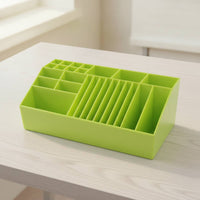 Wrap Tool Organizer Rectangular Storage Box with Dividers Sturdy for Workshop