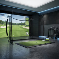 Portable Golf Practice Net Indoor Outdoor Golf Hitting Net Large Impact Resistant for Golfers, Beginners, Backyard, Home, Garage