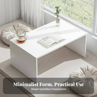 Space-Saving Bay Window Table Simple Design Floor Desk Multi-Functional Household Furniture Wide Tabletop for Apartment Dwellers, Homeowners, Students, Balcony, Small Areas, Bedroom, Living Room