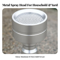 High Pressure Washer Nozzle Entirely Metal Construction Pressure Washer Shower Nozzle Versatile Car Wash Sprayer Head for Gardeners, Gardening