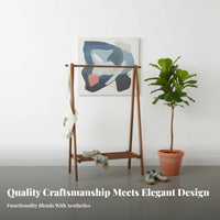 Minimalist Design complimentarystanding Coat Tree polished Finish Garment Stand Sturdy Household Furniture Multiple pegs for Families, Homeowners, Renters, Bedroom, Entryentry, Hallentry, Dorm Room