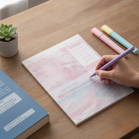 Gradient Mist B5 Notepad, Thickened Student Journal and Memo Book