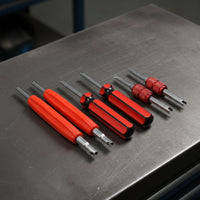 6 Pieces Tire  Core Removal Tool Metal Tire  Core Remover Slotted for Mechanics, Home Mechanics, Garage, Workshop, Roadside Emergency