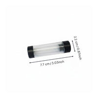 Professional Grade 3-in-1 Cue Tip Tool Transparent Body Cue Tip Shaper Compact Billiard Accessory Portable for Billiards Room