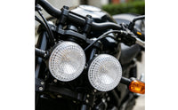 2 Pieces ABS Plastic Turn Indicator Lens Cover Long-Lasting Motorcycle Blinker Lens for DIY Mechanics
