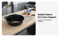 Oil Drain Pan 8L Capacity Car Oil Change Pan PP Construction for DIY Mechanics, Auto Repair Shop, Home Garage