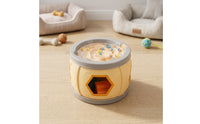 Sensory Toy Drum with Bead Maze Educational Shape Sorter Drum Bright Shape Sorter Gentle for Toddlers