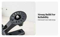 Wide Compatibility Pan Tilt Camera Bracket Long-Lasting Plastic Adjustable Camera Wall Mount Easy to Install for Indoor