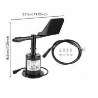 0-5V Wind Direction Transmitter Environmental Output 360 Degree Wind Direction Easy Installation Anemometer for Farmers, Farm