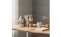 Dog Bookends Cartoon Animal Bookends Playful for Desk