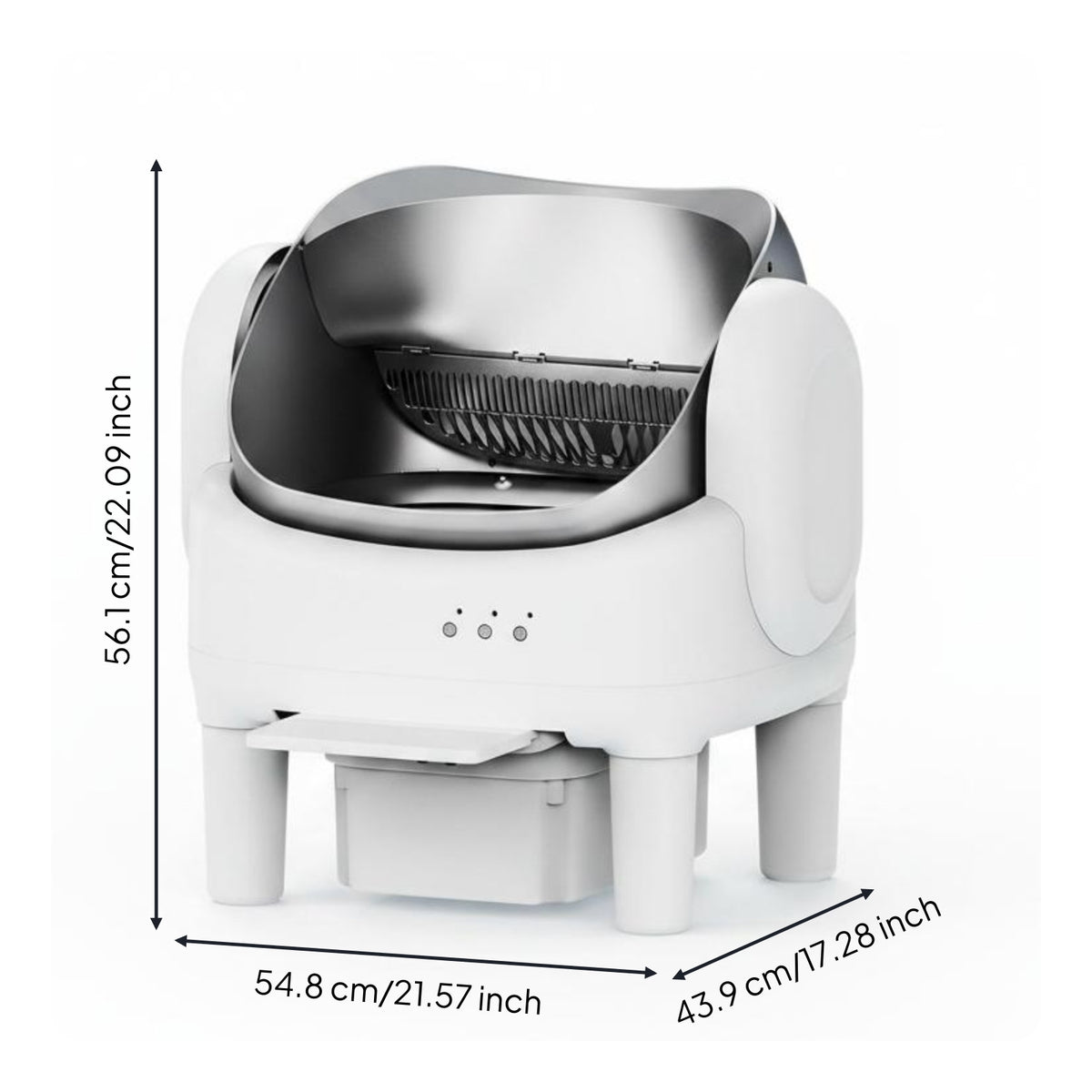 Odor Control Smart Self-Cleaning Litter Box Easy to Clean Automatic Feline Litter Box Carbon Filter Pet Care