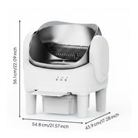 Odor Control Smart Self-Cleaning Litter Box Easy to Clean Automatic Feline Litter Box Carbon Filter Pet Care