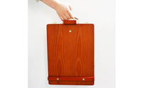 Portable Oil Painting Box Compartmentalized Painting Box with Easel Sturdy Sketchbox Hinged for Artists