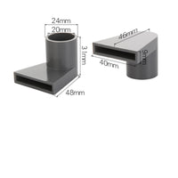 PVC Triangular Flow Nozzle Thickened Design Duckbill Water Outlet