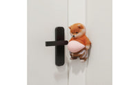 Self-Adhesive 3D Dog Belly Sticker Noise Dampening Squishy Shiba Inu Bumper Adorable Design Shiba Inu Door Stopper Quiet for Nursery, Refrigerator