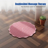 Soft Silicone Acupressure Mat, Foot Massage Pad, Dual Hardness, Indoor Fitness, Home Gym