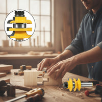 Anti-Kickback Router Bit with 1/2 Inch Shank Precision Shaping Router Bit Smooth Tool Clean for Cabinet Makers, Woodworkers, Woodworking Shop, Trim Work