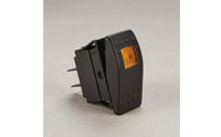 Plastic Housing Waterproof Rocker Switch Black Illuminated Rocker Switch for Boat, Rv, Automotive