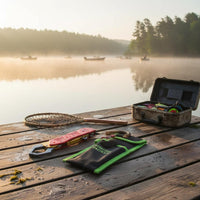 Foldable Design Folding Aquatic Lip Gripper Lightweight Aluminum Alloy Aquatic Grabber Easy to Operate Portable Fishing Gripper for Anglers
