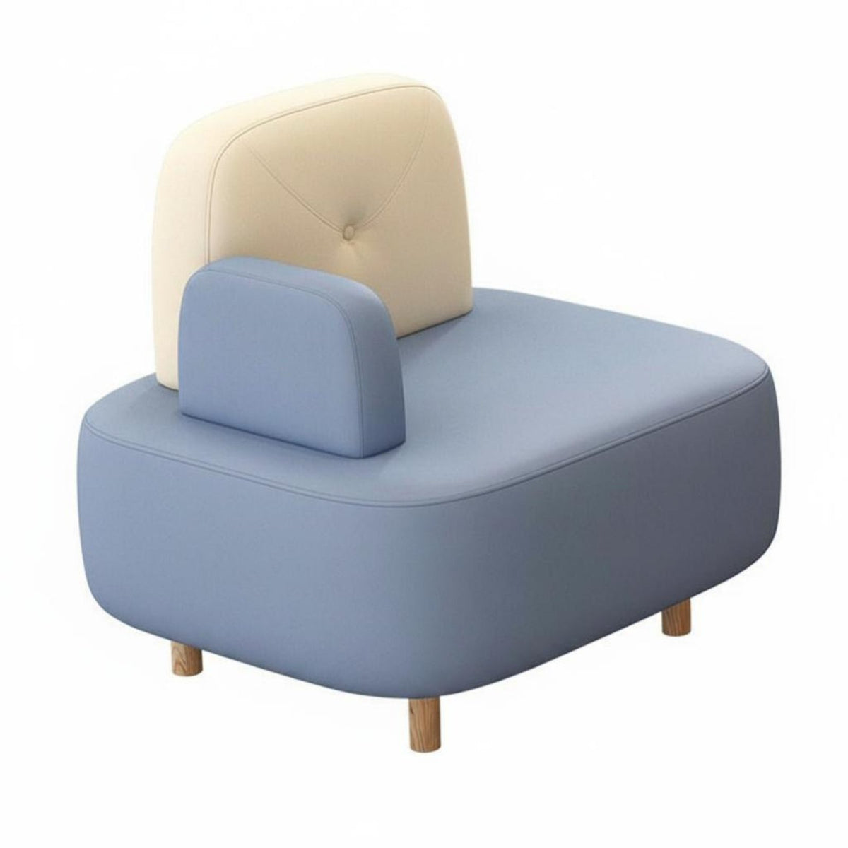 Curved Backrest Upholstered Bench and Chair Dining Set Modern Design Padded Multi-Person Bench Sturdy Construction Commercial Furniture Easy to Clean for Restaurant Owners, Interior Designers, Guests, Dessert Shop, Reception Area, Office, Kitchen