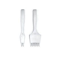 2 Pieces Pricking Iron Stitching Anti-Rust for Leathercrafters
