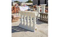Long-Lasting Cement Railing Casting Mold Reusable European Design Baluster Mold Heavy Duty Plastic Roman Column Form Two-Piece Design for Contractors