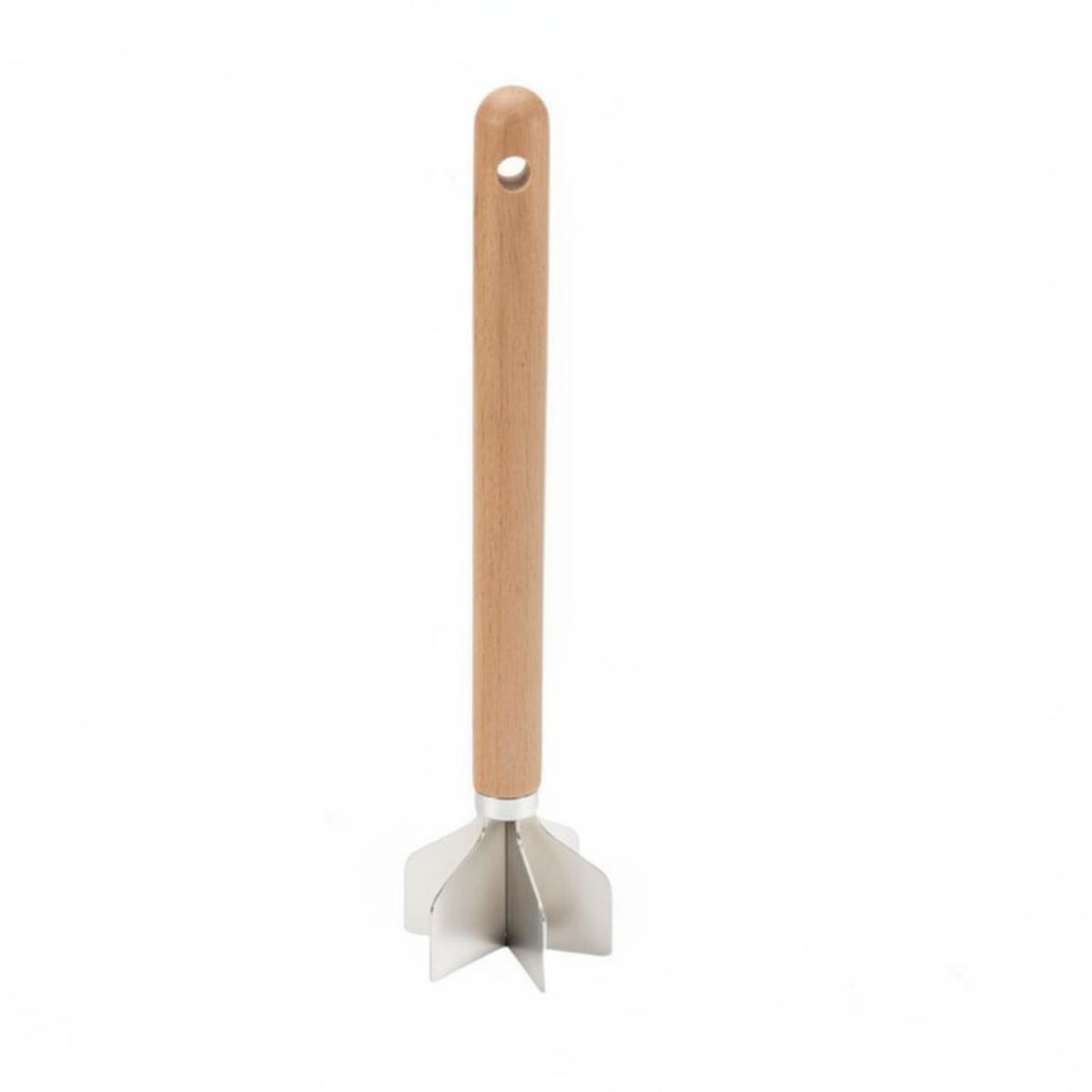 Sturdy 6 Blade Meat Chopper Easy to Clean Stainless Steel Meat Chopper Rust Resistant Potato Crusher Multi-Use for Mashed Potatoes, Kitchen