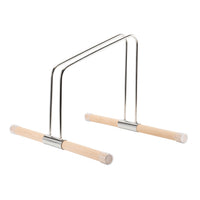 LiLioo Bicycle Parking Rack, Stainless Steel and Wood, Indoor Display Stand