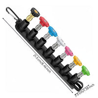4000 PSI Rated Pressure Washer Nozzle Set Heavy Duty for Car Washing, Driveway Cleaning
