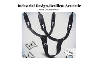 Black Hockey Helmet Chin Strap Repair Kit Sturdy Hockey Chin Strap Easy to Install Sports Helmet Buckle Kit
