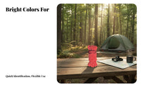 Sturdy Reflective Tent Rope Heavy-Duty Reflective Guy Line High-Strength for Hiking, Backpacking